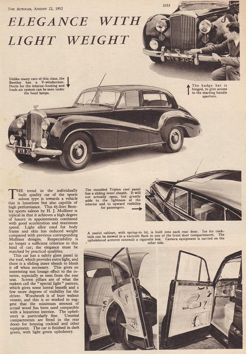 HJ MUlliner Lightweight saloon 1952