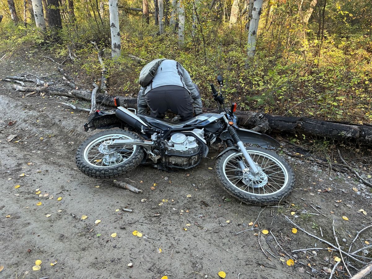 Turning 60 On Two Wheels – Part 3: 2025 Yamaha XT250 And Honda Trail 125, At The Kettle Valley Railway 18 IMG 2022