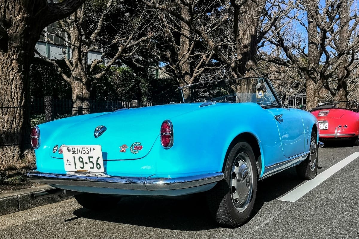 Curbside Find: 1956 Alfa Romeo Giulietta Spider: Blue Sky Thinking 7 IMG 20240218 100244 edited