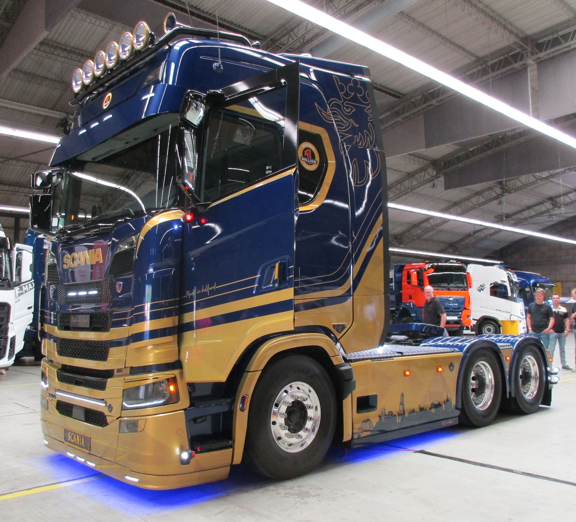 2025 Scania 770S V8 Highline 6x2 Tractor - One In a Million 3 2025 Scania 770S V8 Highline 6x2 tractor - the one millionth Scania from the Zwolle plant in the Netherlands - 2