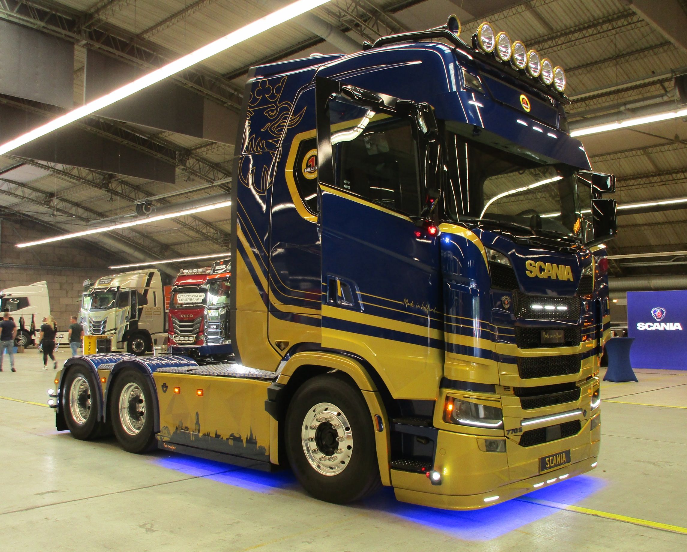 2025 Scania 770S V8 Highline 6x2 Tractor - One In a Million 1 2025 Scania 770S V8 Highline 6x2 tractor - the one millionth Scania from the Zwolle plant in the Netherlands