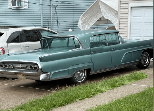 Screenshot 2025 11 13 at 19 43 15 1959 Lincoln Lincoln Continental Mark VII · Cloth Car Lighting Belleville New Jersey Facebook Marketplace Facebook