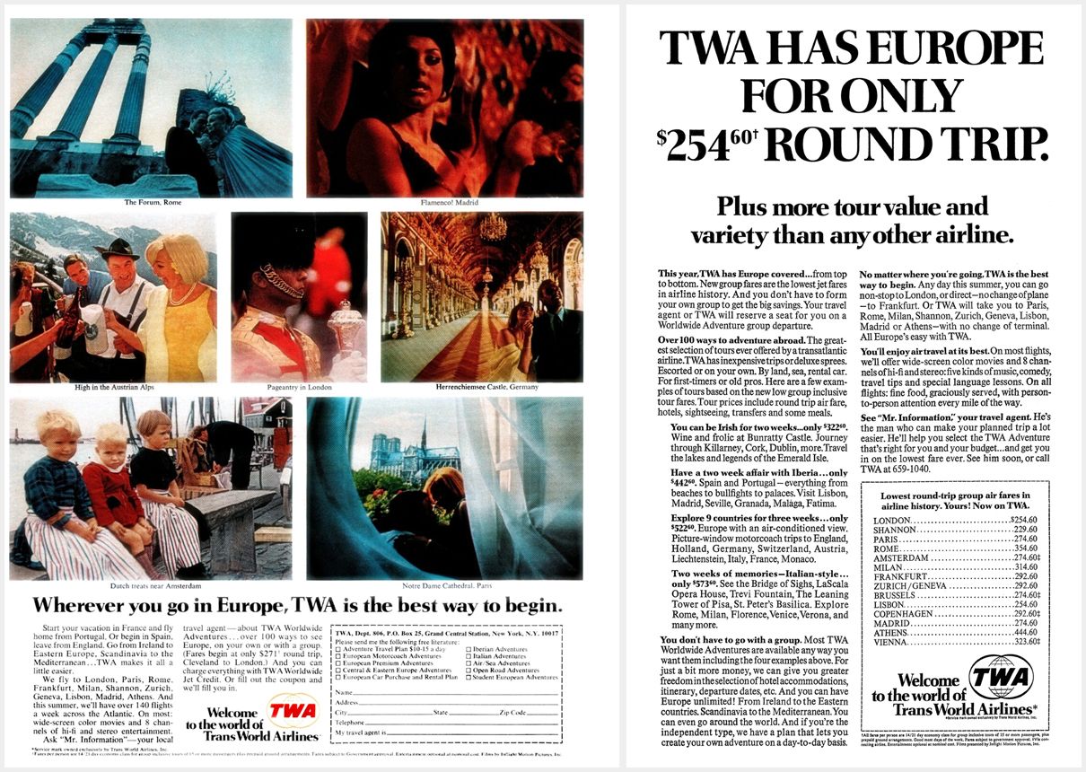 1965-69 Chevrolet Caprice Ads: How To Sell A Luxury Chevy 12 1967 TWA Ads