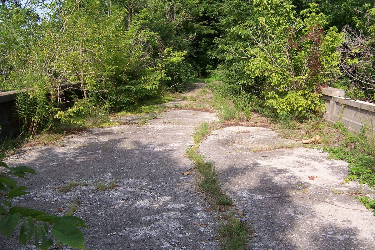 abandoned bridge