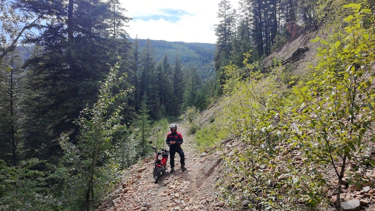 Turning 60 On Two Wheels – Part 3: 2025 Yamaha XT250 And Honda Trail 125, At The Kettle Valley Railway 21 dji fly 20250810 161302 0040 1754864081999 photo