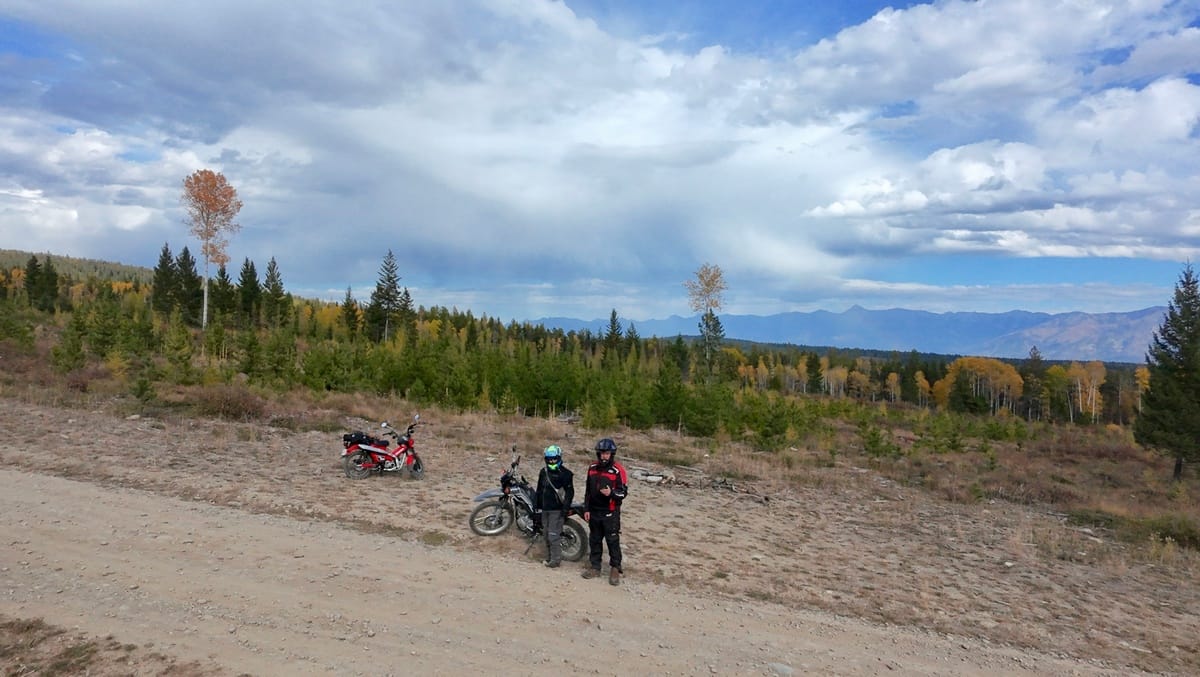 Turning 60 On Two Wheels – Part 3: 2025 Yamaha XT250 And Honda Trail 125, At The Kettle Valley Railway 29 dji fly 20251010 151616 0045 1760131011020 photo