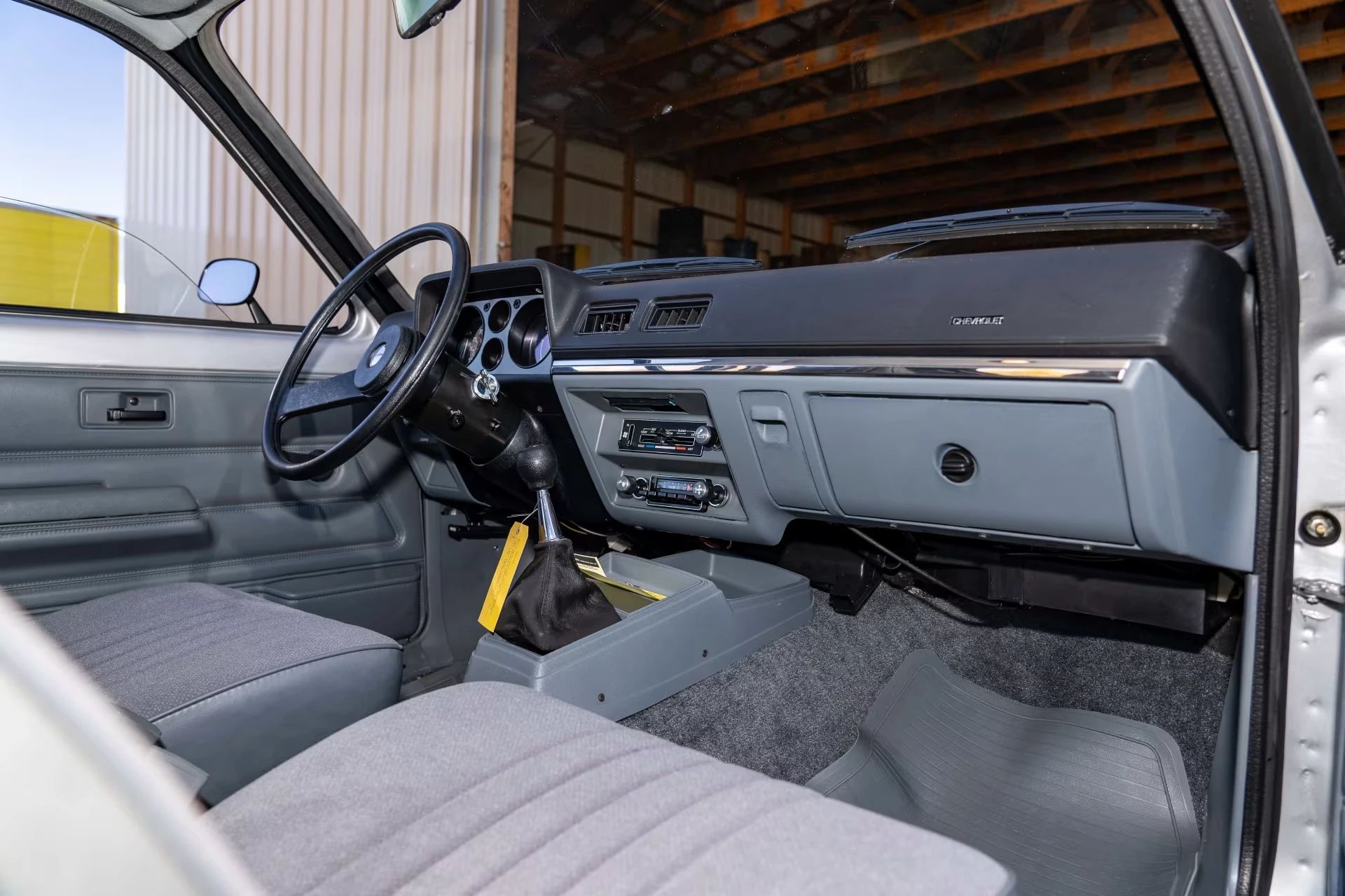 Right side of the dashboard of a 1987 Chevrolet Chevette