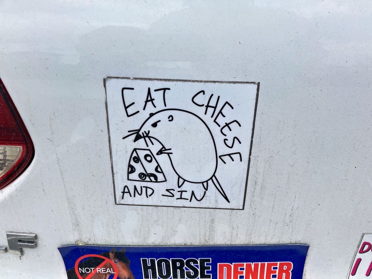 Car Warning Stickers: Embarrassment, Safety, or What 21 IMG 4531