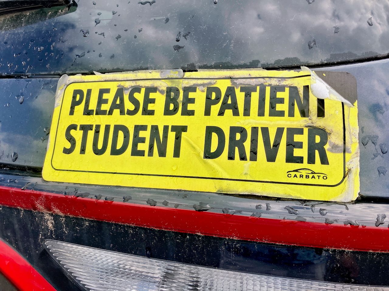 Car Warning Stickers: Embarrassment, Safety, or What 12 IMG 5444