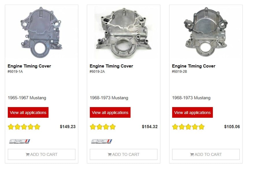 Ford's Famous 289 V-8: Four Production Changes That Could Ruin Your Day 7 NPD Timing Covers