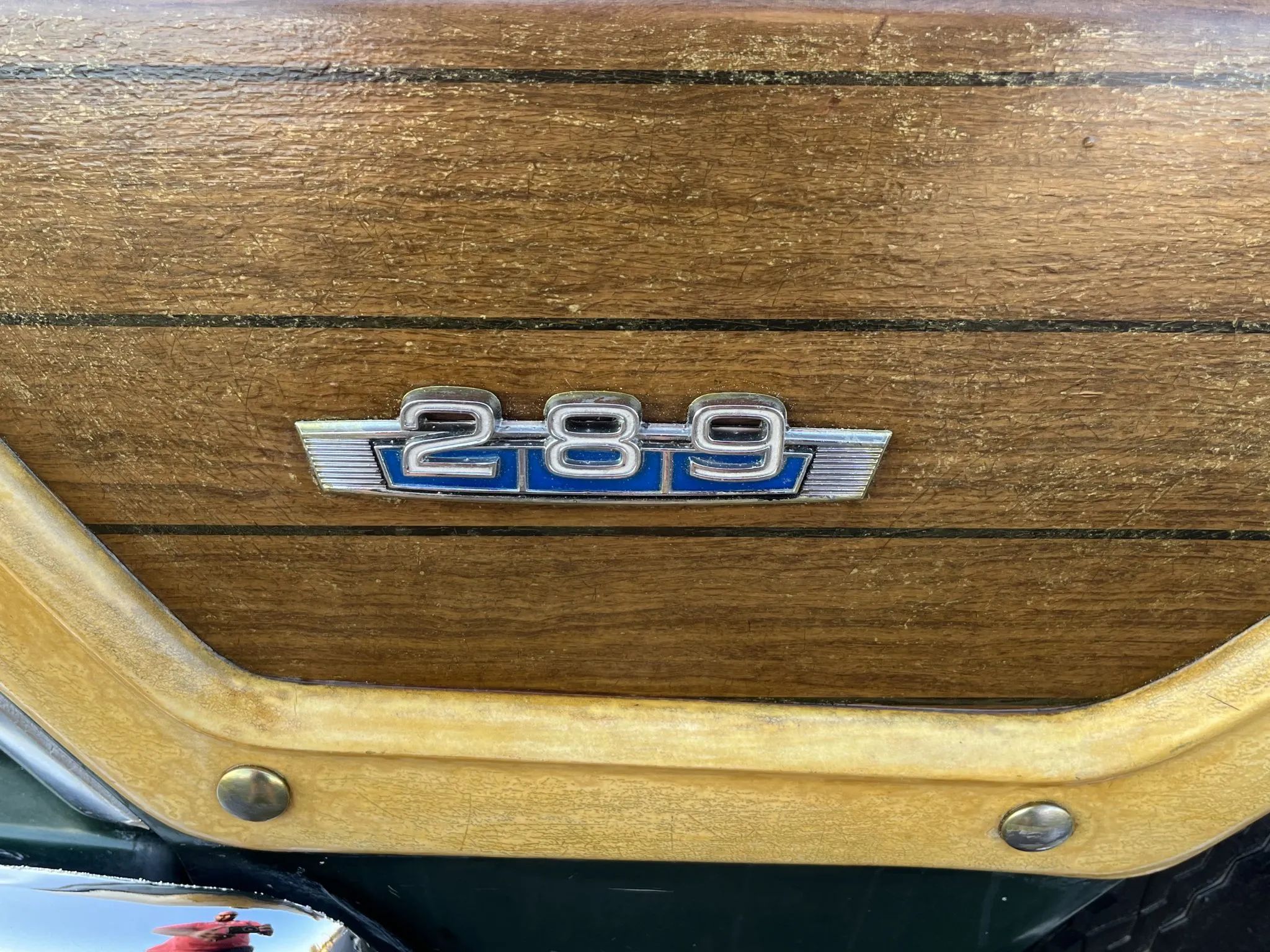 1967 Ford Fairlane Squire 3-Speed: Rare Midsize Stick-Shift Faux Woodie Wagon, But Why Did It Sell For $20K? 14 "289" badge on the fender of a 1967 Fairlane Squire