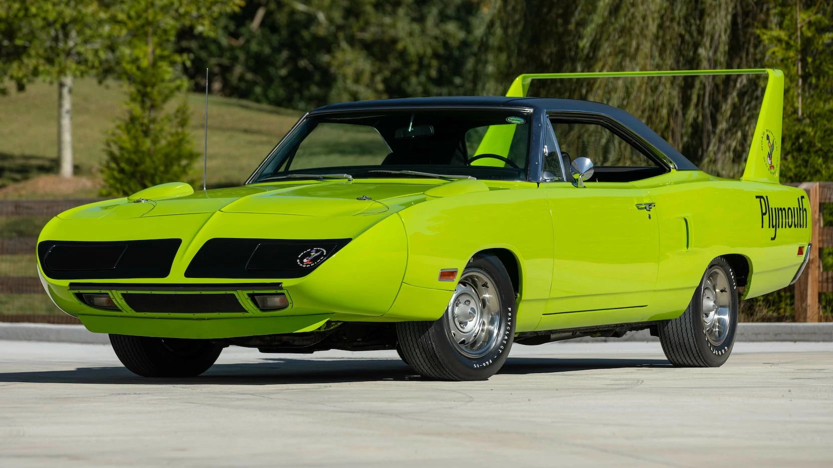 What Really Killed Muscle Cars In The '70s - Two Vintage Articles Try To Explain: "The Insurance Squeeze" And "What Price Muscle" 16 Left front 3q view of a green 1970 Road Runner Superbird