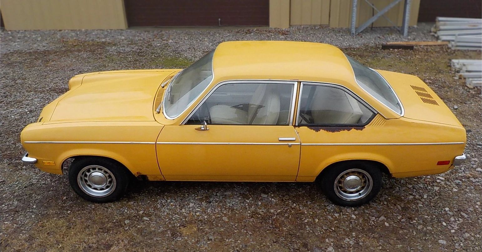 Electrocoating: How Ford Revolutionized Auto Painting, Why It Took Detroit 20 Years To Get Onboard, And Why It Didn't Stop '70s Rust 24 High-angle left side view of a yellow 1971 Vega with rust on the front fender and rear quarter panel