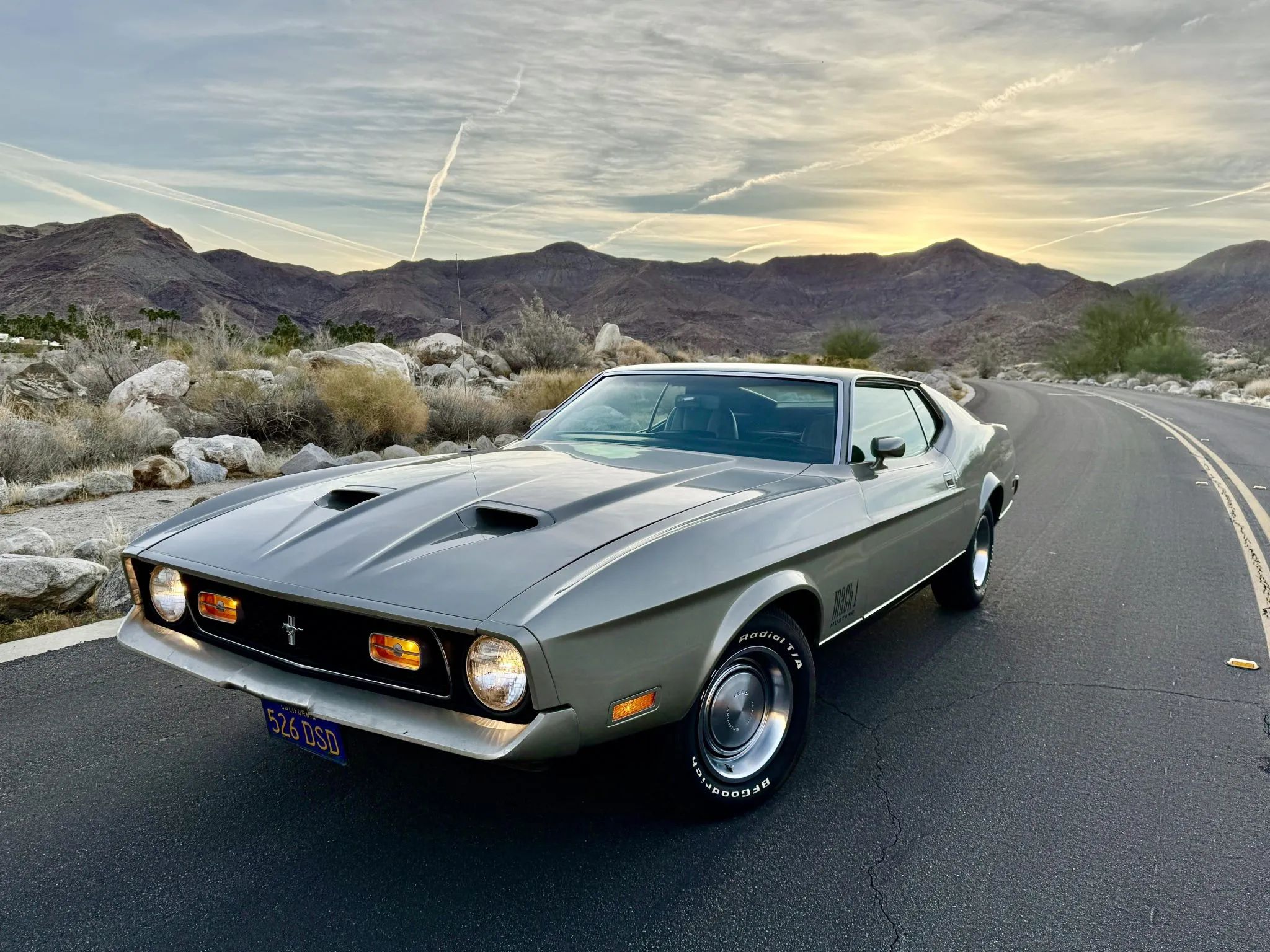 What Really Killed Muscle Cars In The '70s - Two Vintage Articles Try To Explain: "The Insurance Squeeze" And "What Price Muscle" 8 Left front 3q view of a gray 1971 Mustang Mach 1