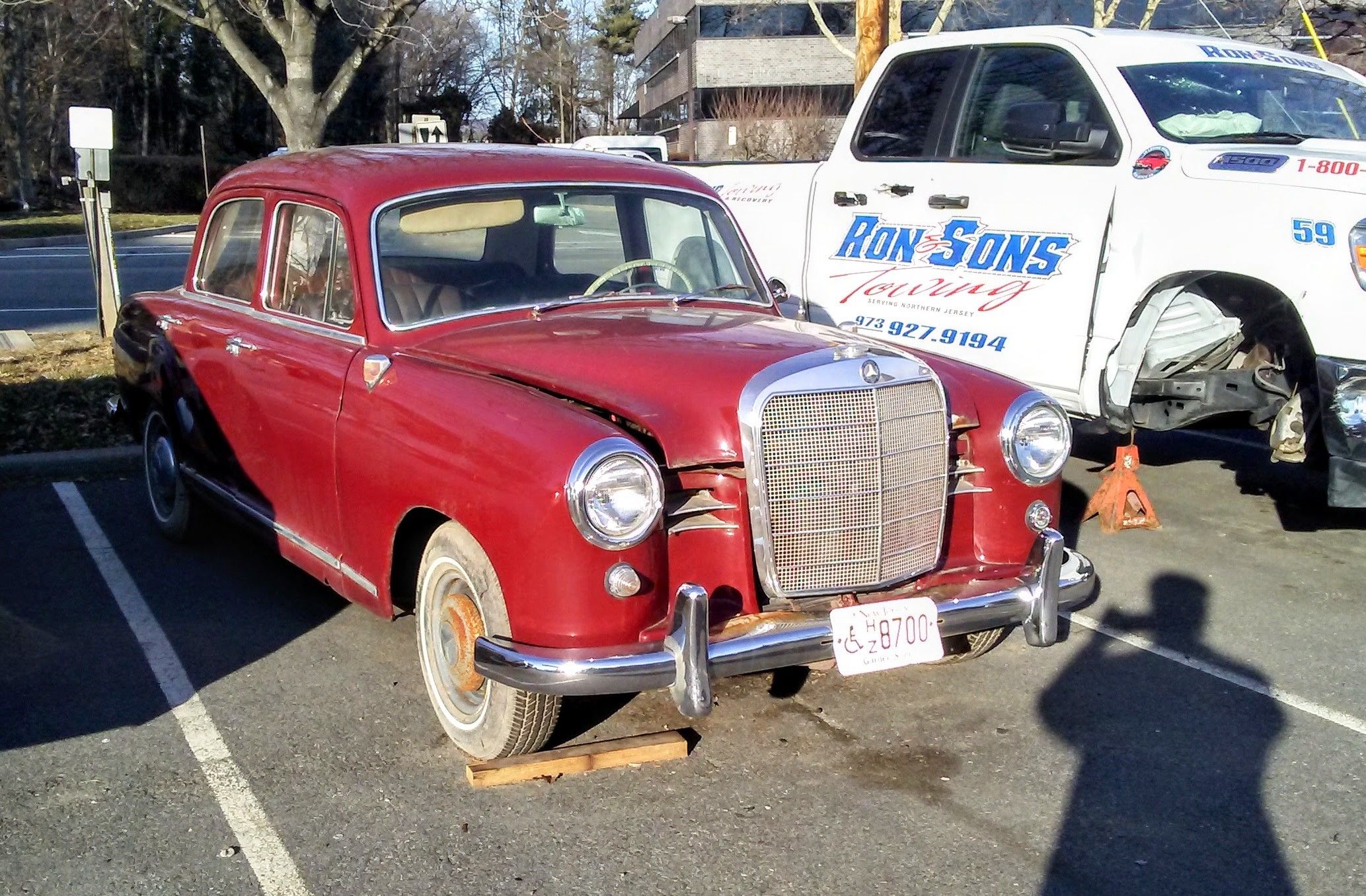 1961 Mercedes-Benz 180/190 Sedan on a parking lot