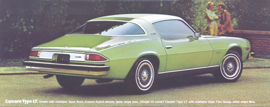76 Camaro Brochure