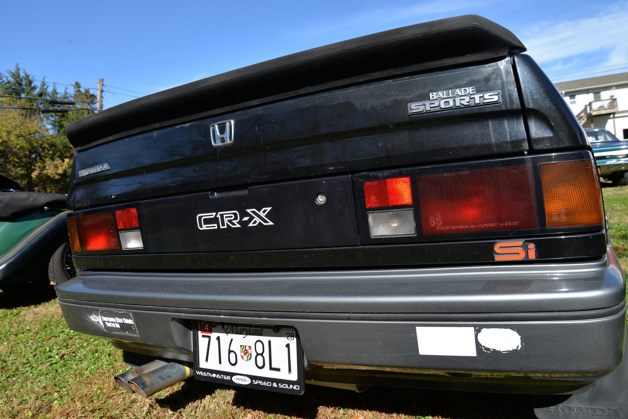 Honda Ballade CR X Si Hyperpack rear