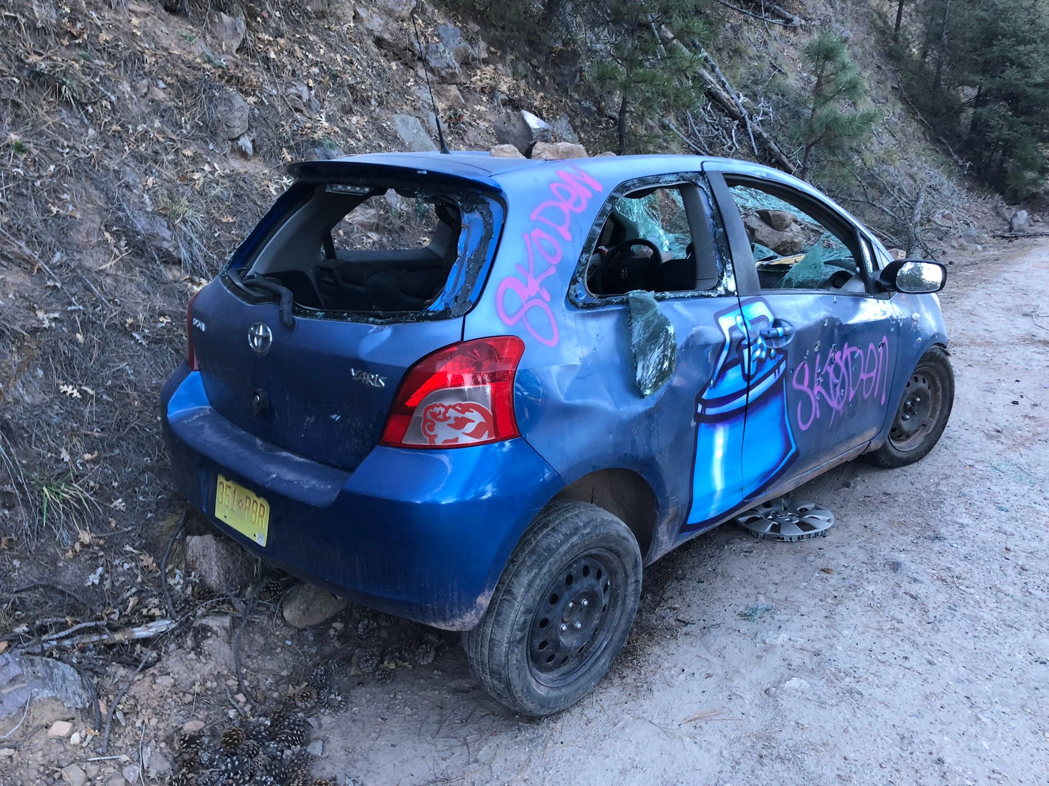 This Toyota Yaris Didn't Quite Make It To The Hot Springs 2 IMG 4479