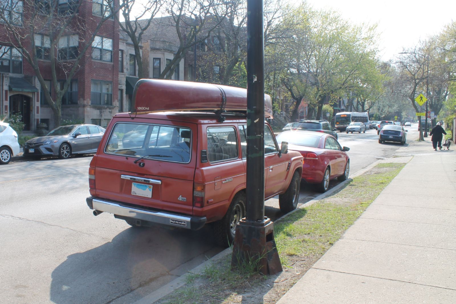 1987 Toyota Land Cruiser Series 60. Edgewater, Chicago, Illinois. Saturday, April 24, 2021.