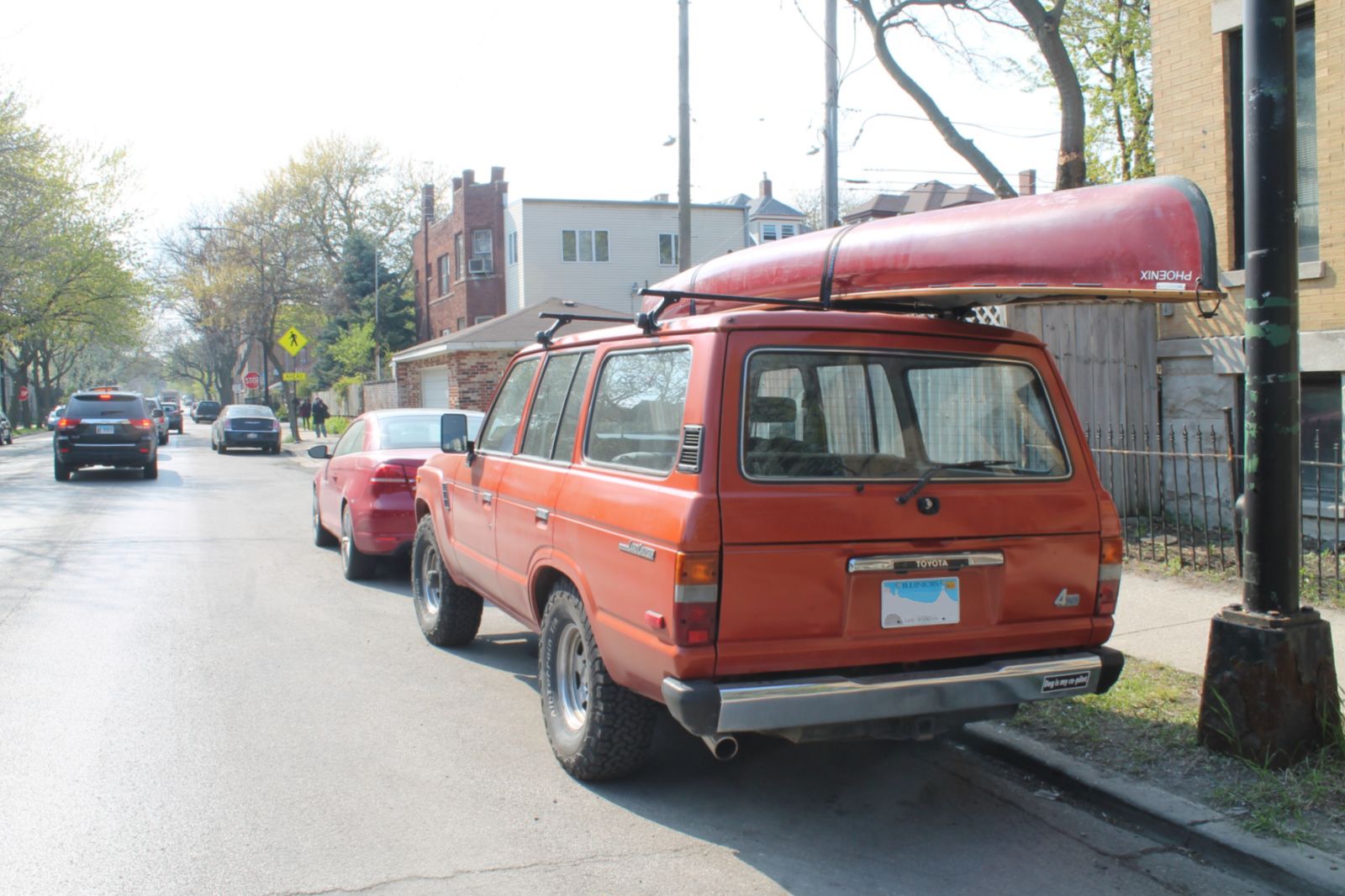 1987 Toyota Land Cruiser Series 60. Edgewater, Chicago, Illinois. Saturday, April 24, 2021.