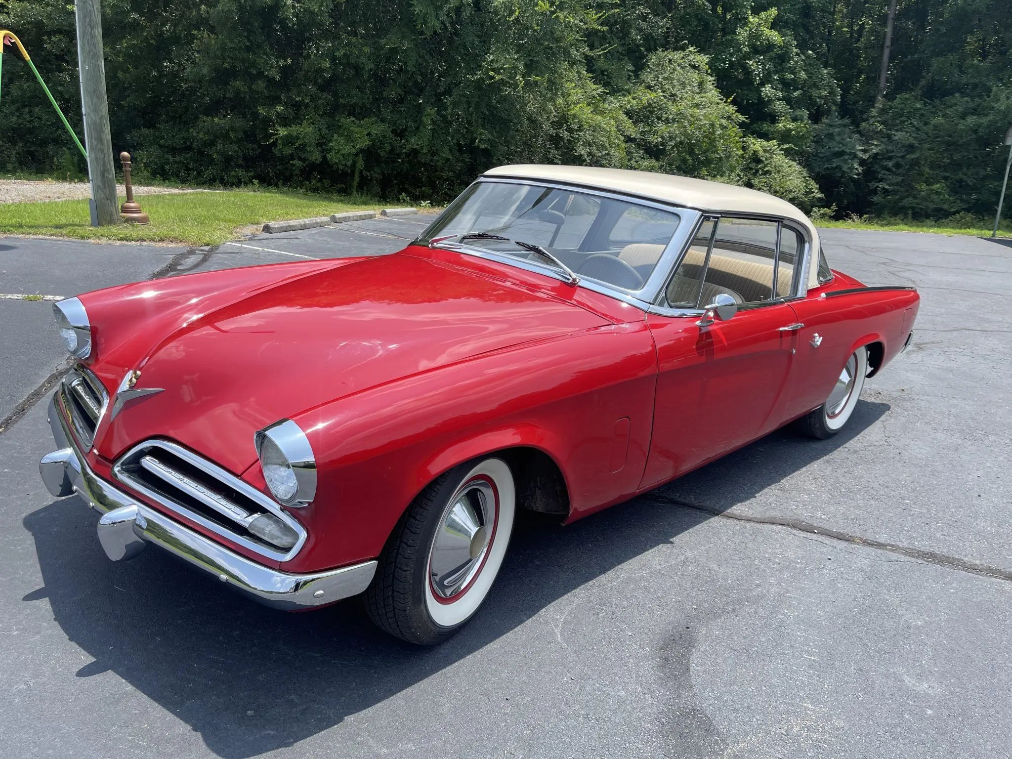 Studebaker Hawk: How Studebaker Made A Mess Of This Raymond Loewy Classic, And How Brooks Stevens Brought It Back 7 Left front 3q view of a 1953 Studebaker Commander hardtop coupe