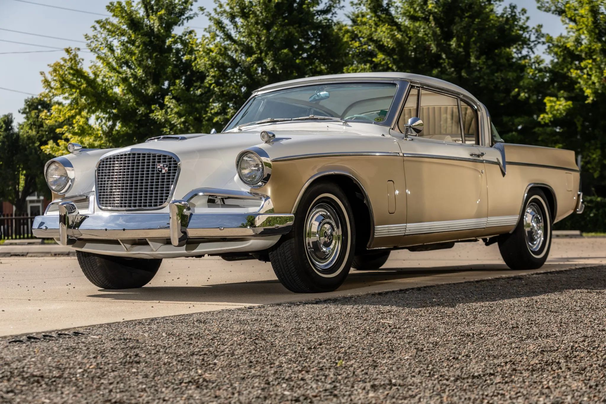 Studebaker Hawk: How Studebaker Made A Mess Of This Raymond Loewy Classic, And How Brooks Stevens Brought It Back 19 Left front 3q view of a 1956 Studebaker Hawk hardtop coupe
