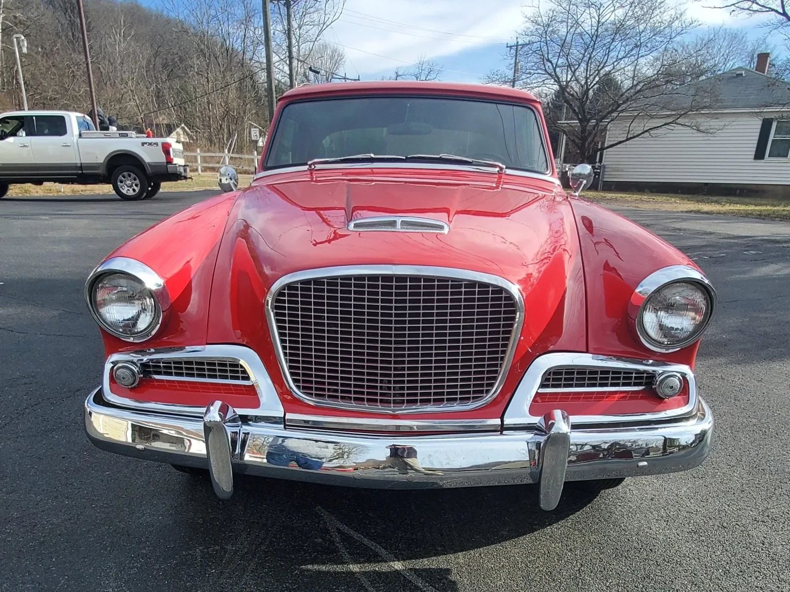 Studebaker Hawk: How Studebaker Made A Mess Of This Raymond Loewy Classic, And How Brooks Stevens Brought It Back 33 Front view of a 1959 Studebaker Silver Hawk coupe