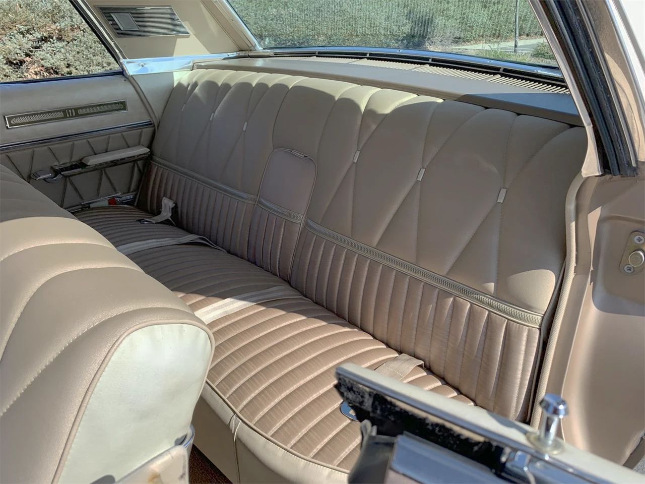 1966 Mercury Park Lane Vs. Ford LTD: Did The LTD Make Ford's Mid-Priced Mercury Obsolete? 19 Back seat of a 1966 Ford LTD four-door hardtop, seen from over the left rear door
