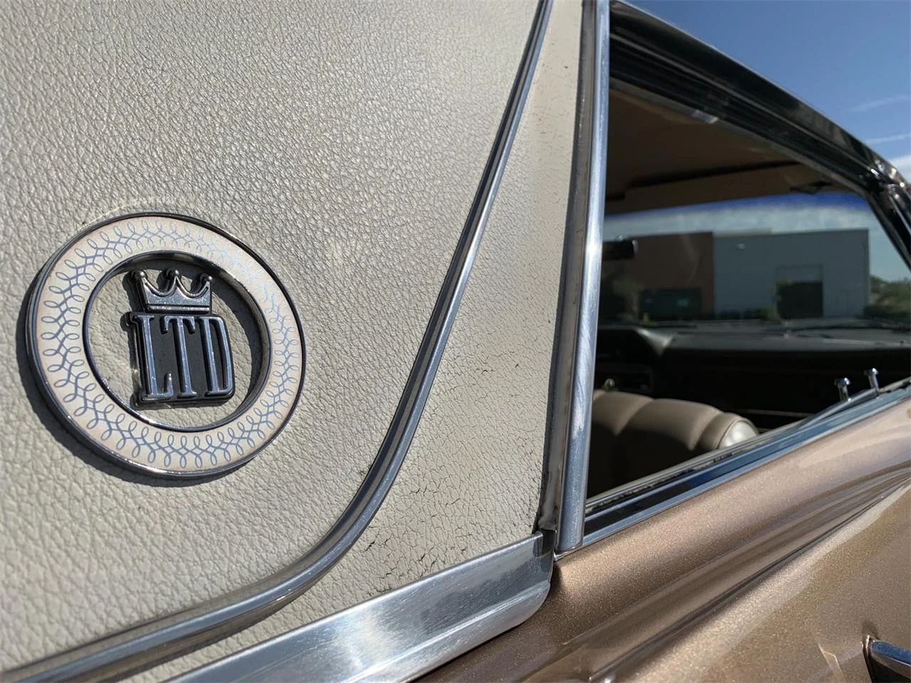 1966 Mercury Park Lane Vs. Ford LTD: Did The LTD Make Ford's Mid-Priced Mercury Obsolete? 30 Closeup of the LTD badge on the sail panel of a 1966 LTD