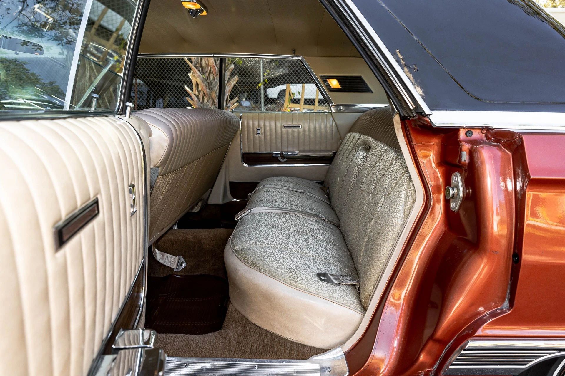 1966 Mercury Park Lane Vs. Ford LTD: Did The LTD Make Ford's Mid-Priced Mercury Obsolete? 20 Back seat of a 1966 Mercury four-door hardtop, seen through the left rear door