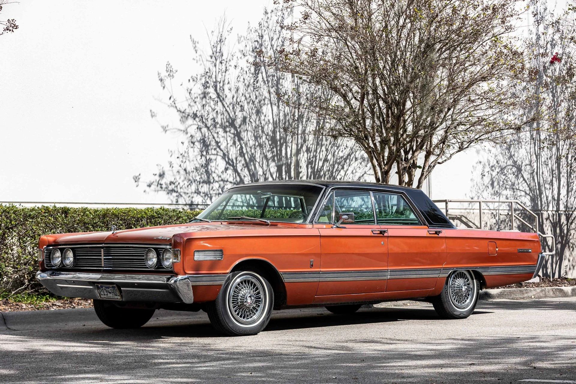 1966 Mercury Park Lane Vs. Ford LTD: Did The LTD Make Ford's Mid-Priced Mercury Obsolete? 5 Left front 3q view of an orange 1966 Mercury