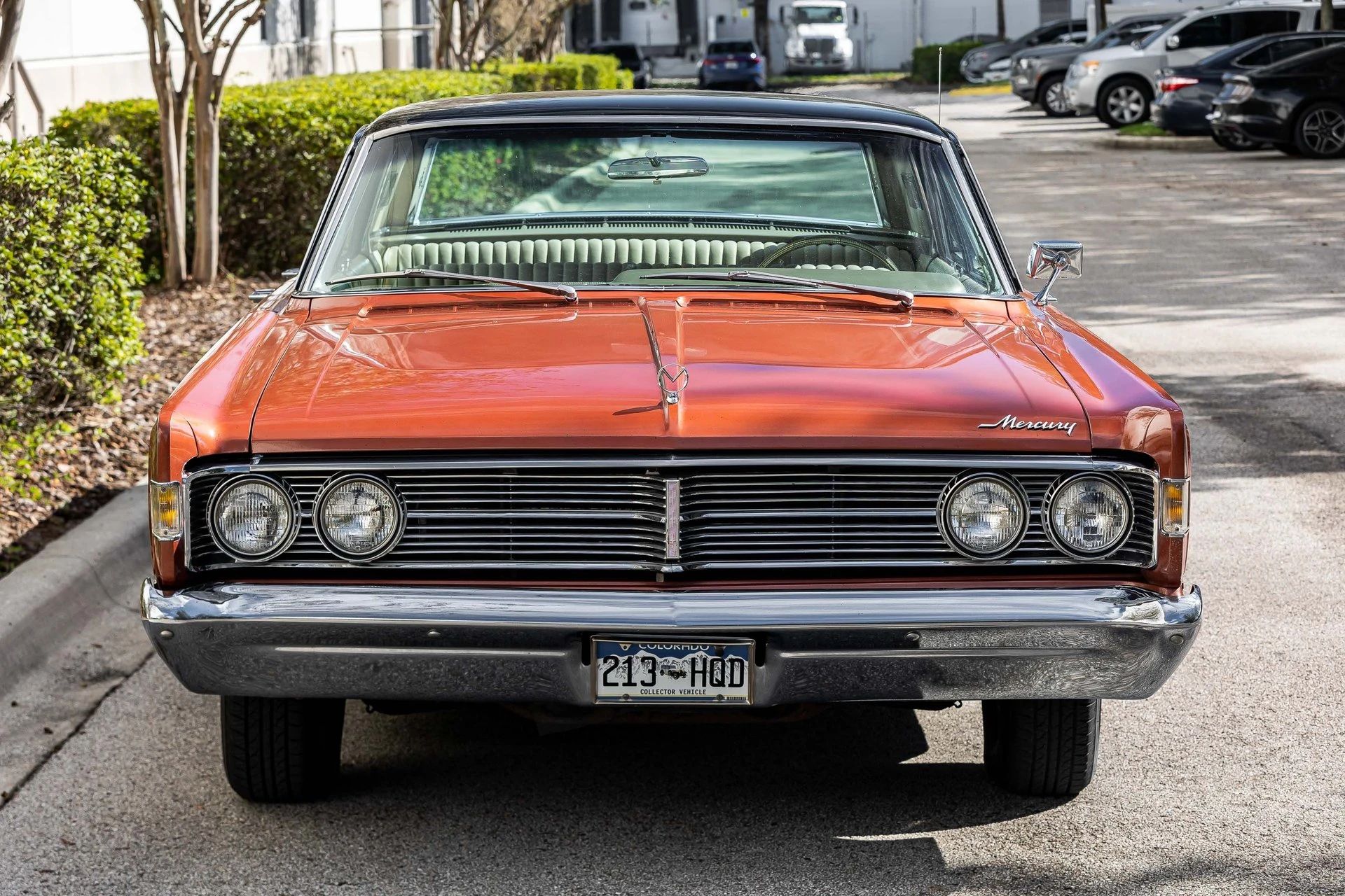1966 Mercury Park Lane Vs. Ford LTD: Did The LTD Make Ford's Mid-Priced Mercury Obsolete? 6 Front view of an orange 1966 Mercury