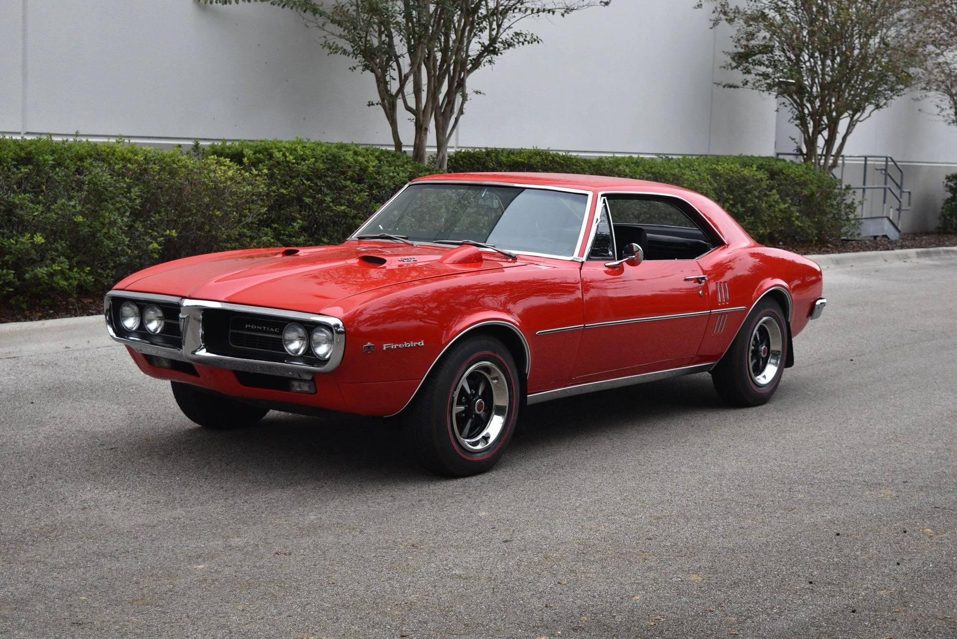 1967 Pontiac Firebird Sprint OHC Versus Firebird 400 (Vintage Car Life Comparison): Overhead Cam Versus Cubic Inches 17 Left front 3q view of a 1967 Firebird hardtop