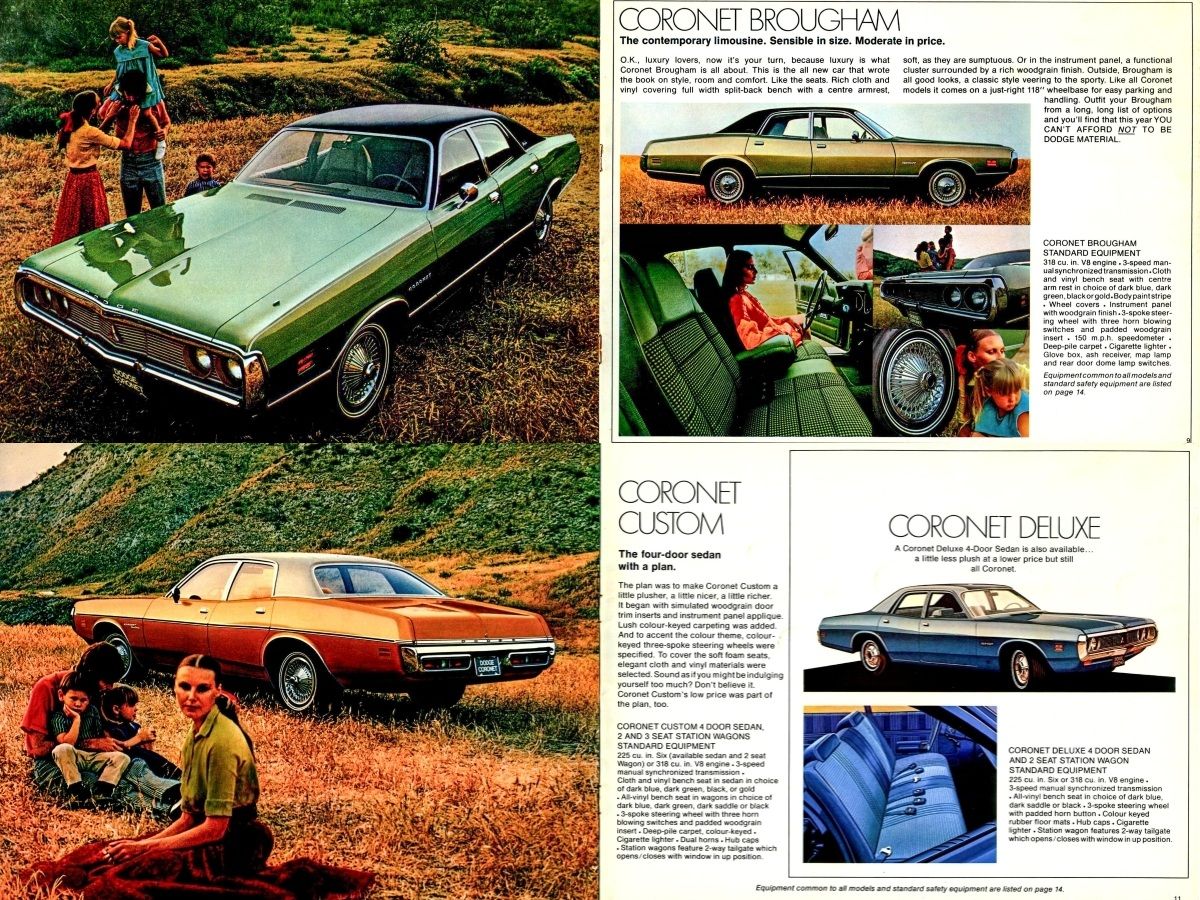 1971 Dodge Coronet – The Wannabe Bee 9 1971 Dodge Charger Coronet brochure 3