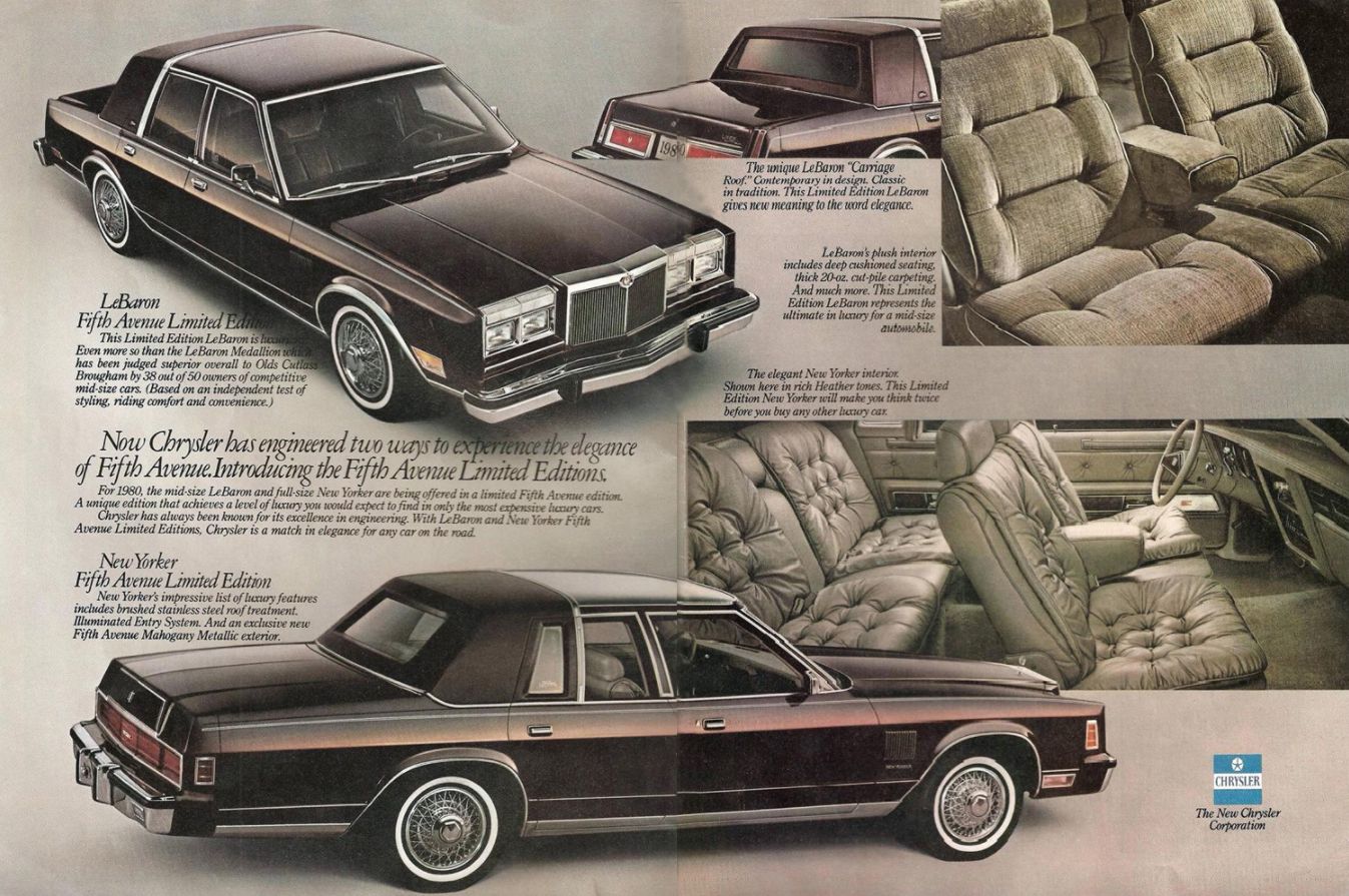 Curbside Classic: 1980 Chrysler LeBaron - A Car (and a Company) In Transition 8 1980 Chrysler ad large