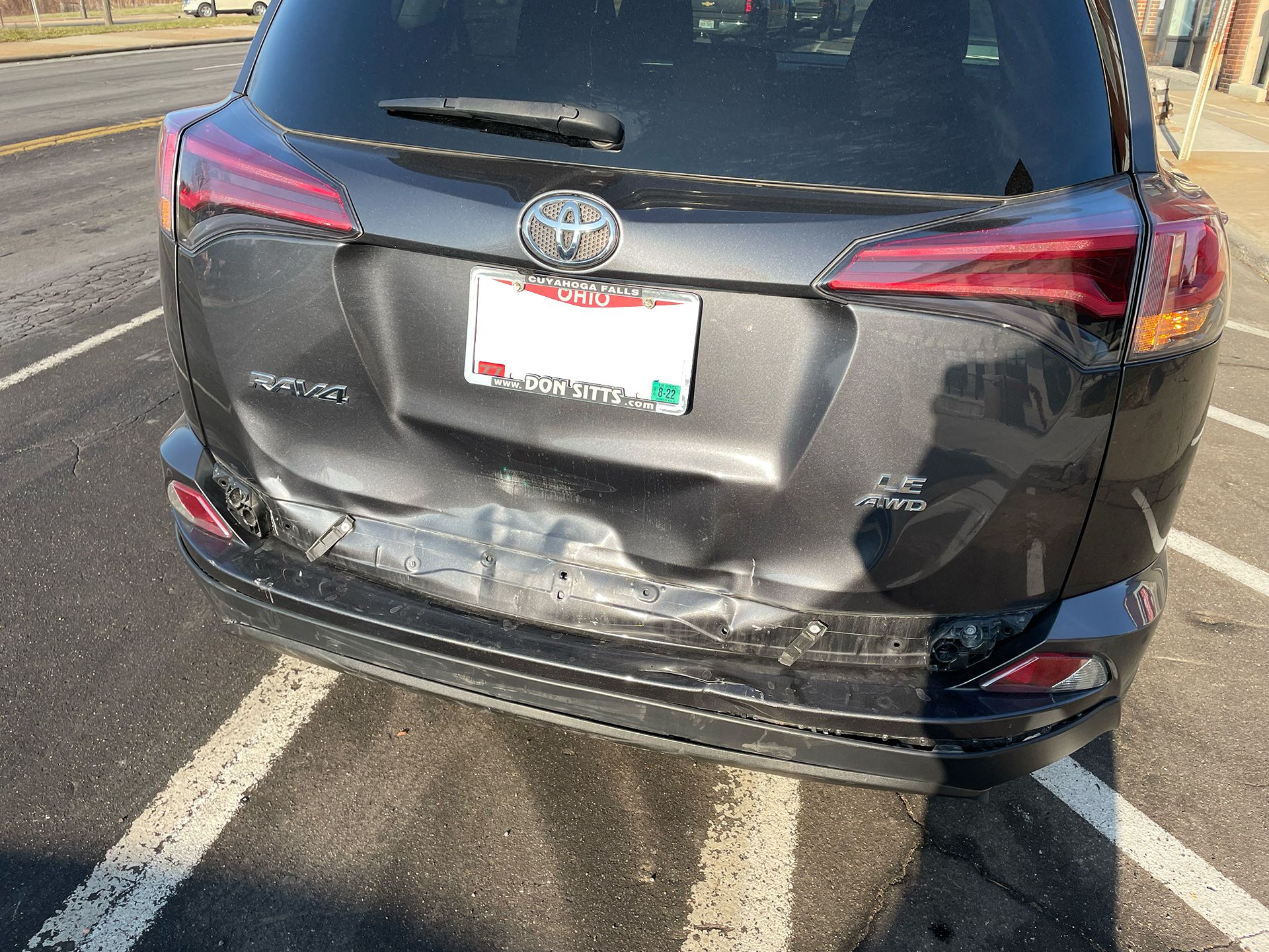 Our 2017 RAV4: Living With Our First SUV 5 2017 RAV4 in wreck
