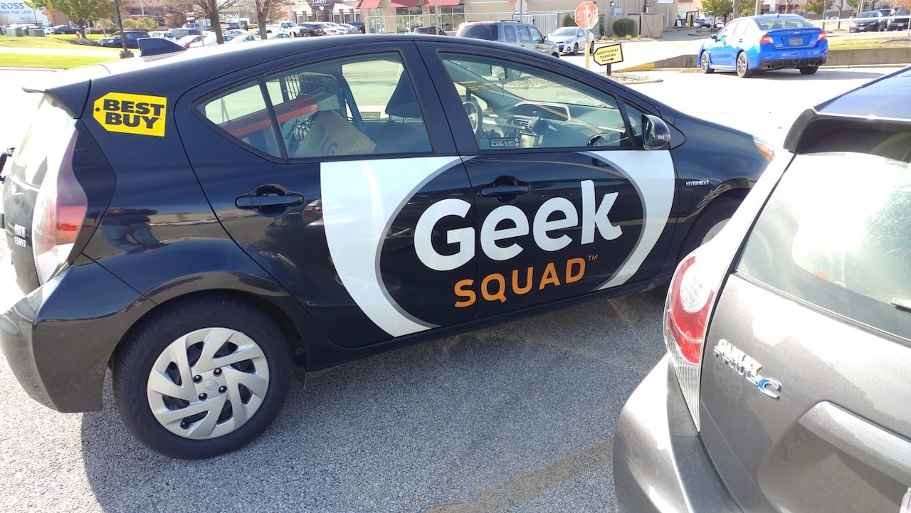 2019 11 Prius as Geek Squad Car