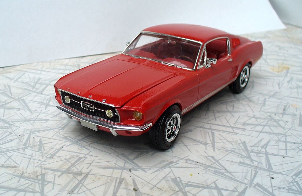 1965–1968 Ford Mustangs In Scale Model Form 11 67MustangRed5