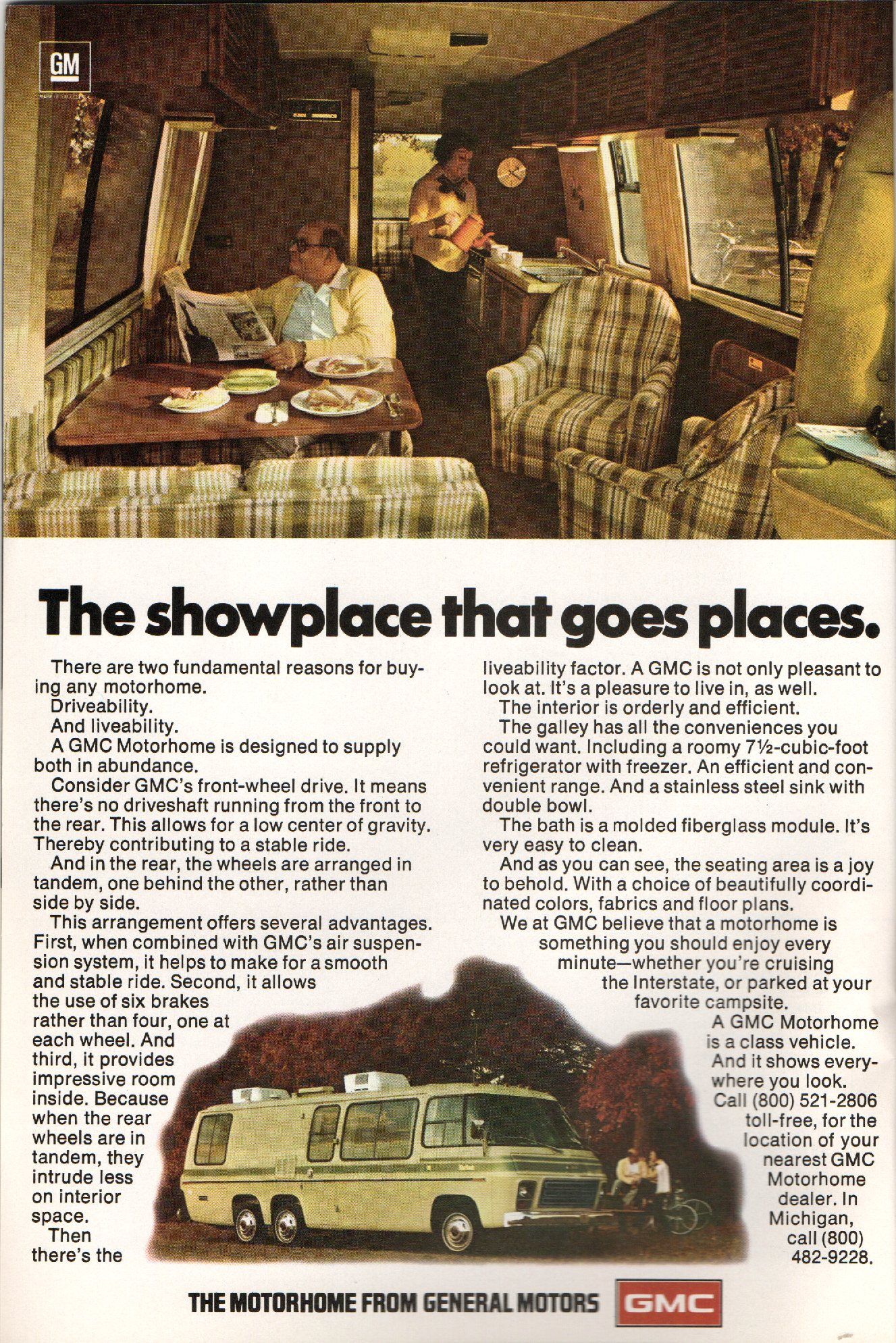 Fifty Shades Of Brown: Reliving 1977's Forgotten Ads From National Geographic 3 Picture of 1977 GMC Motorhome advertisement