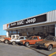 Jeep and AMC Dealerships on Vintage Postcards, 1960s–1970s Jackson AMC/Jeep, Hapeville, GA.