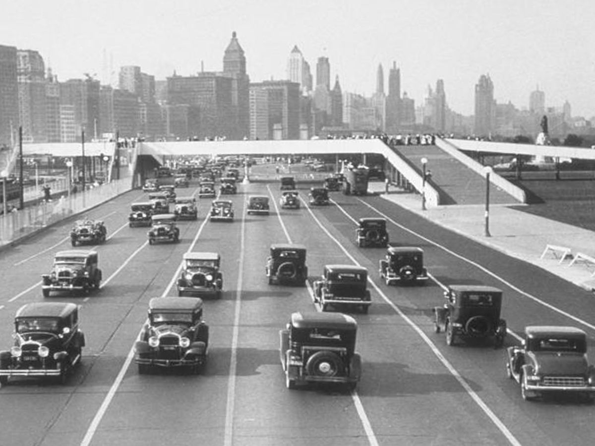 Chicago Traffic 1930s