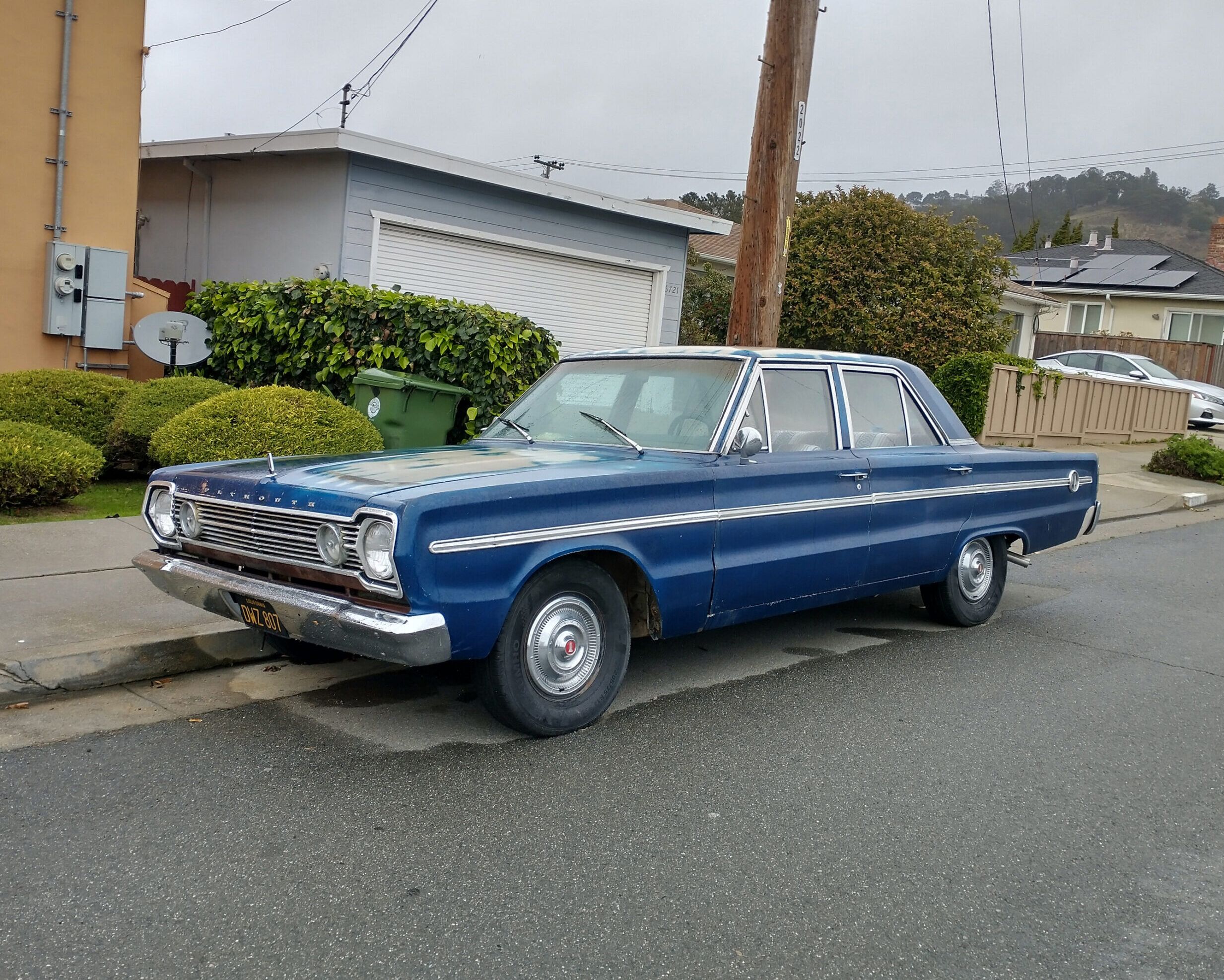 1966 Plymouth Belvedere II 4-Door Sedan - The (Mostly) Sensible Side Of The Muscle Car Era 1 A 1966 Plymouth Belvedere II 4-door sedan parked by the curbside
