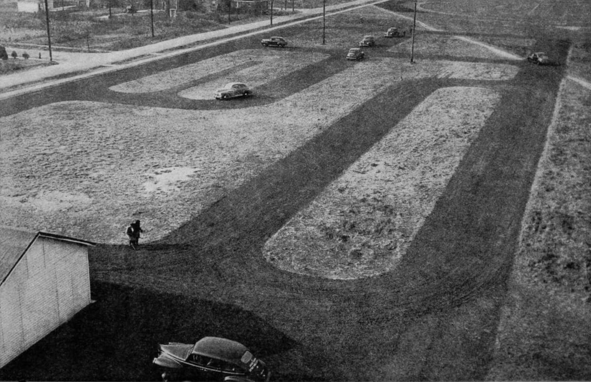 Pershing HS Detroit late 1940s