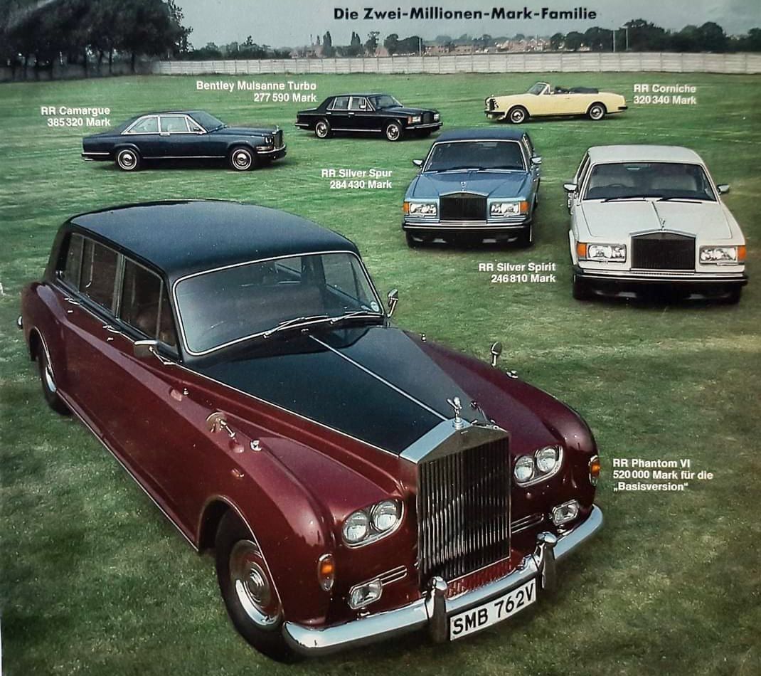 Curbside Find: 1972 Rolls-Royce Phantom VI – Last Barge-On-Frame Roller 8 PhantomVI and RR Range 1980s