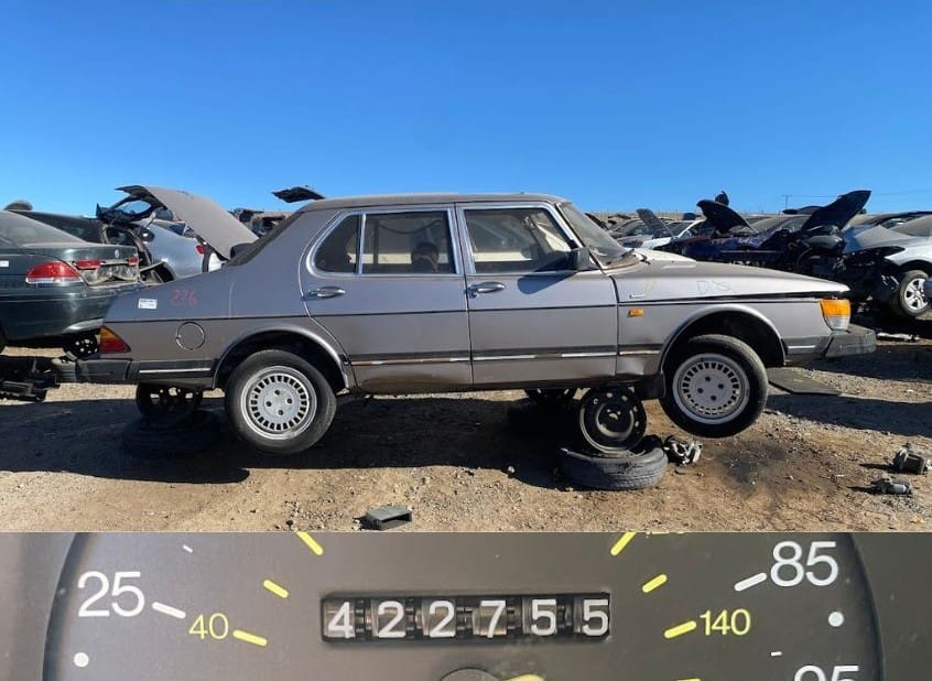 1986 Saab 900S with 422755 miles