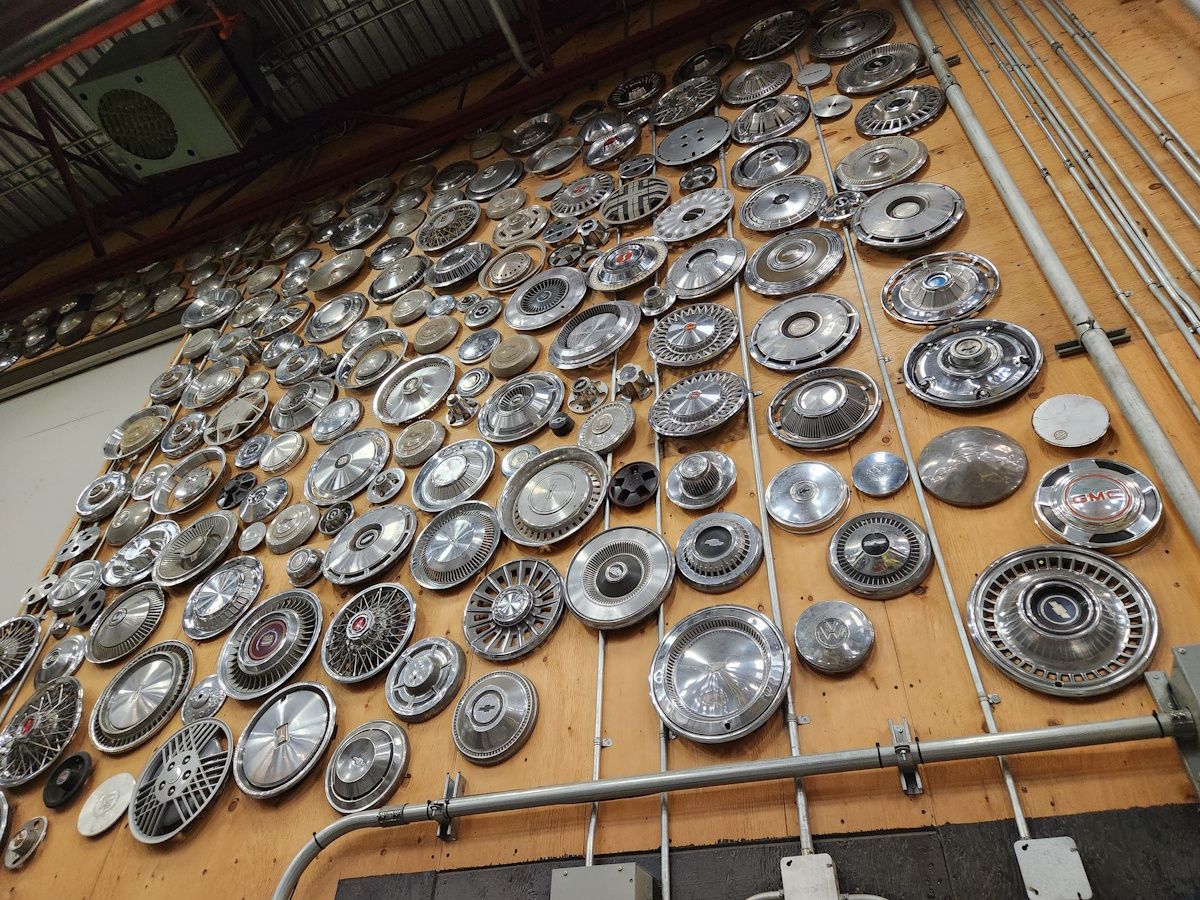 Warehouse Classics: Treasures of the Reynolds Museum in Alberta 13 hubcaps