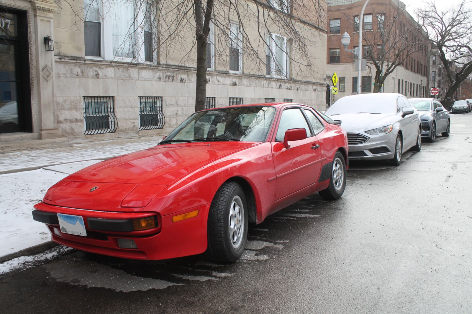 1987 Porsche 944 S. Wrigleyville, Chicago, Illinois. Sunday, February 22, 2026.