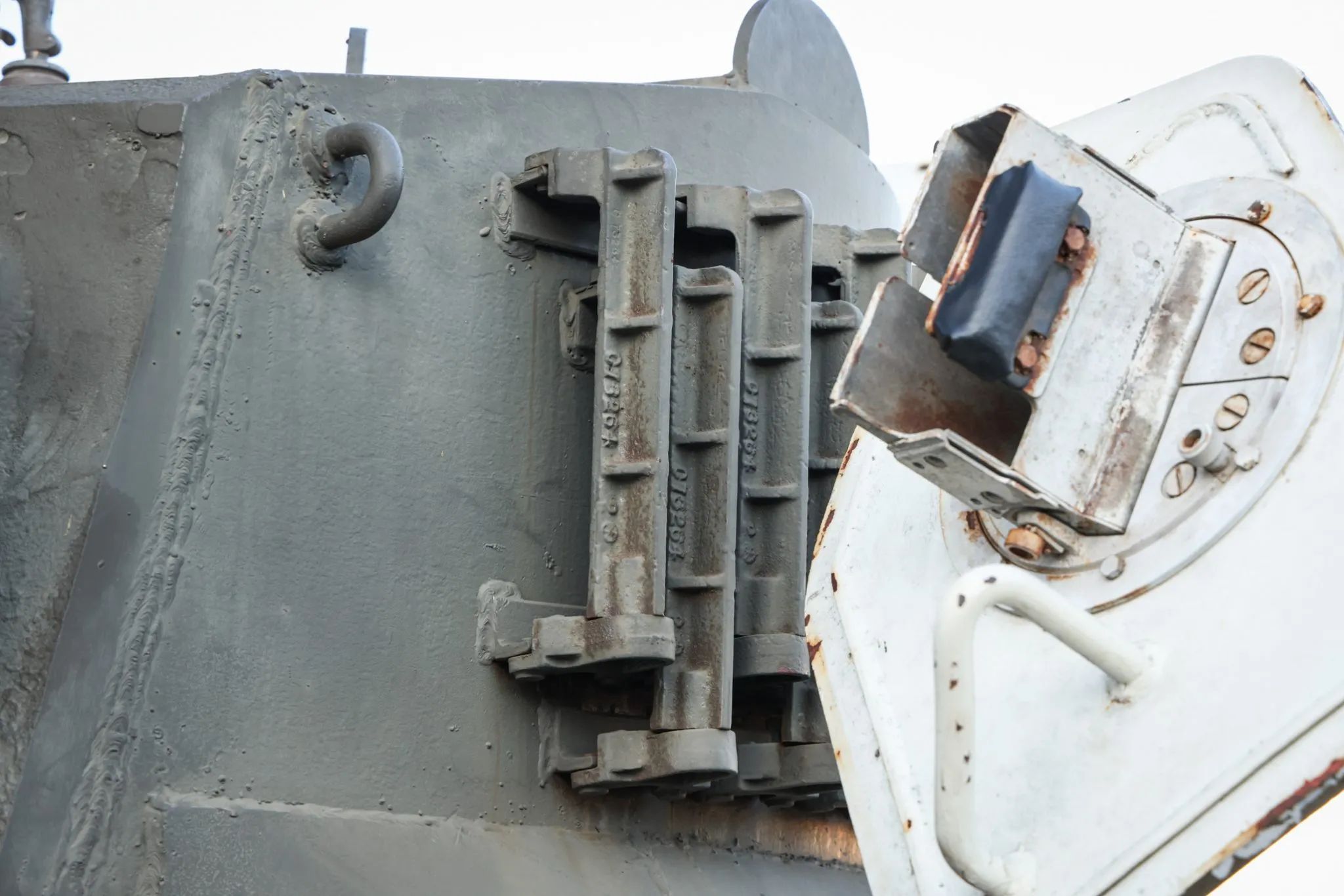 This WW2 Tank Is Powered By Twin Cadillac Engines And Hydra-Matic Transmissions, And It Was Parked Down The Street 22 Open hatch with periscope on an M5A1