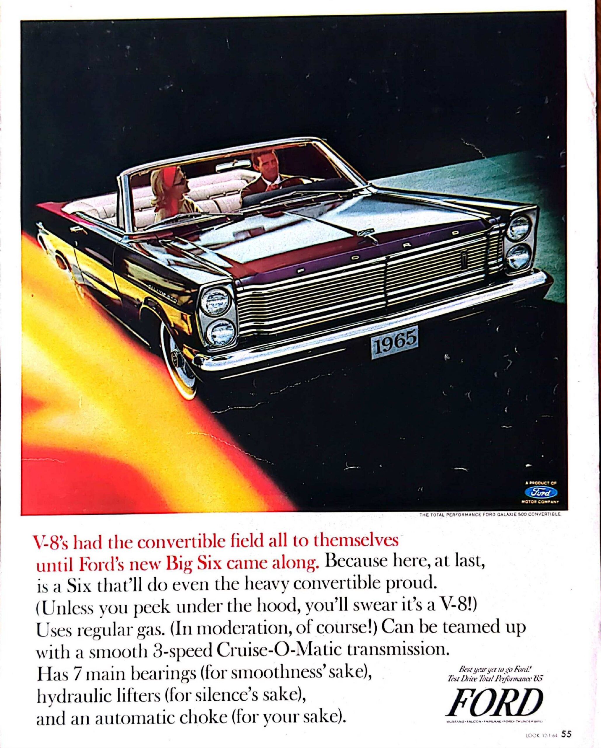 Image of 1965 Ford Galaxie 500 advertisement