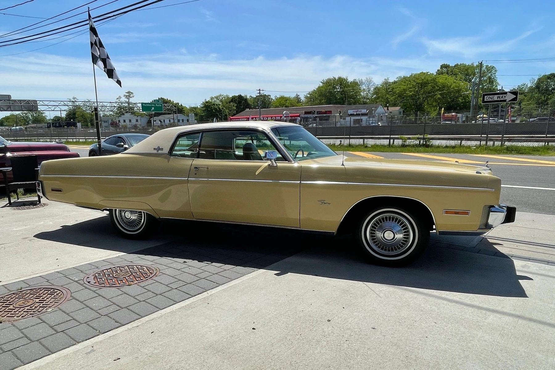Right side view of a 1973 Plymouth C-body hardtop
